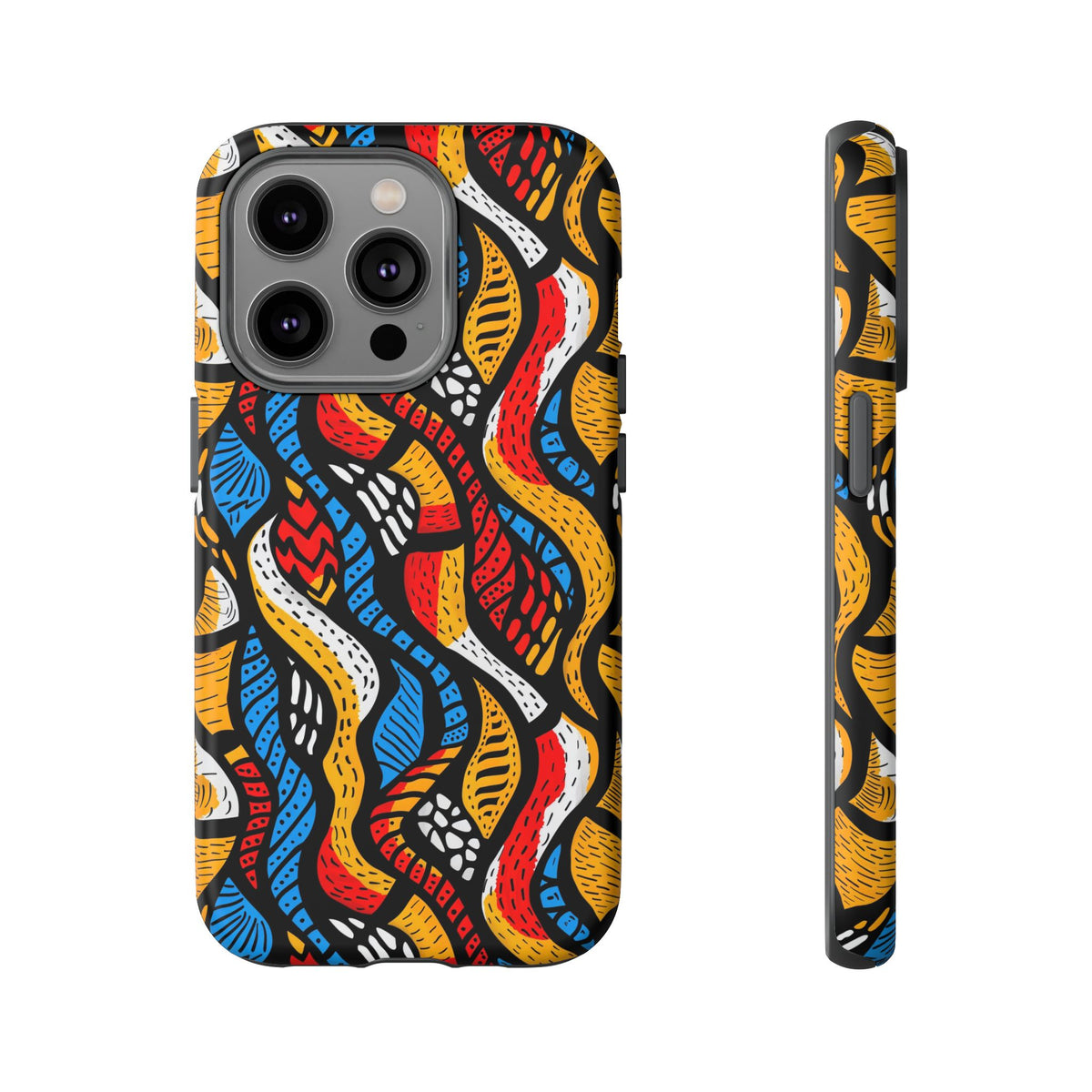 Stylish African Pattern Phone Case – Unique and Vibrant Protection 155