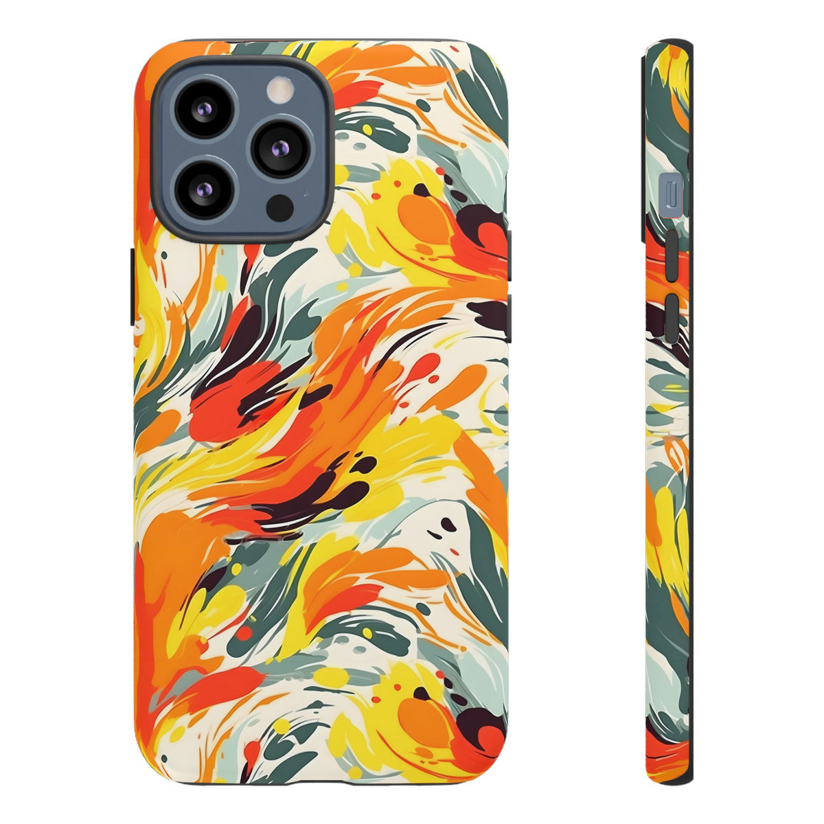 Abstract Painting Design Phone Case – Modern Art-Inspired Phone Cover 5