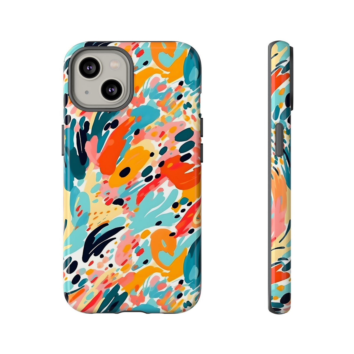 Abstract Painting Design Phone Case – Modern Art-Inspired Phone Cover 7