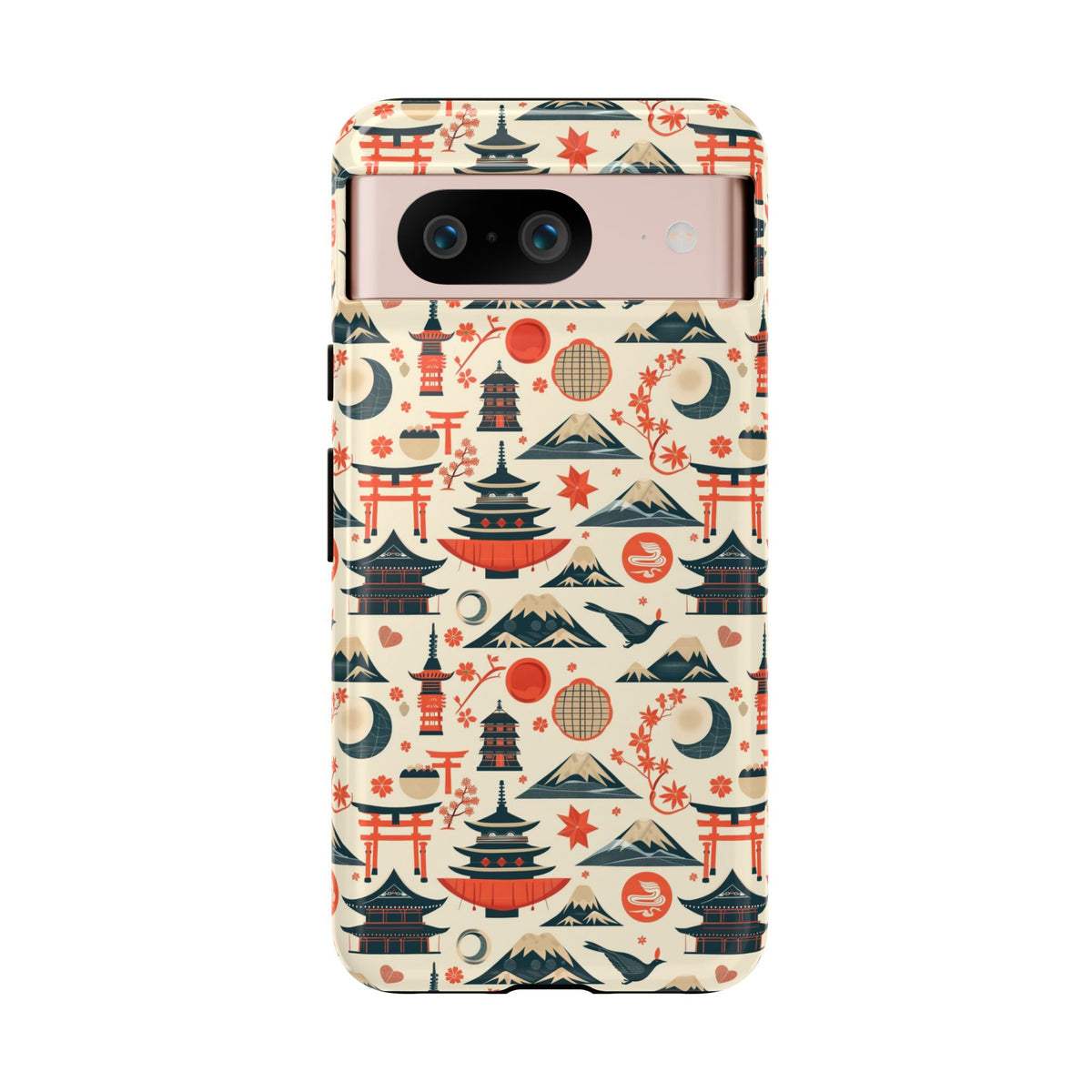 Japanese Pattern Phone Case – Elegant & Timeless Design for Your Phone 140