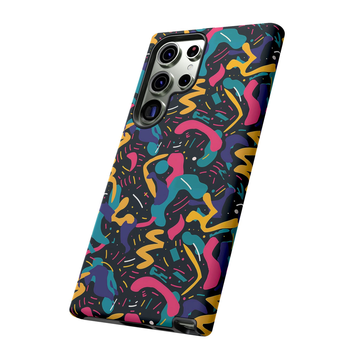 90s Themed Seamless Pattern Phone Case – Embrace Retro Style and Protection 235