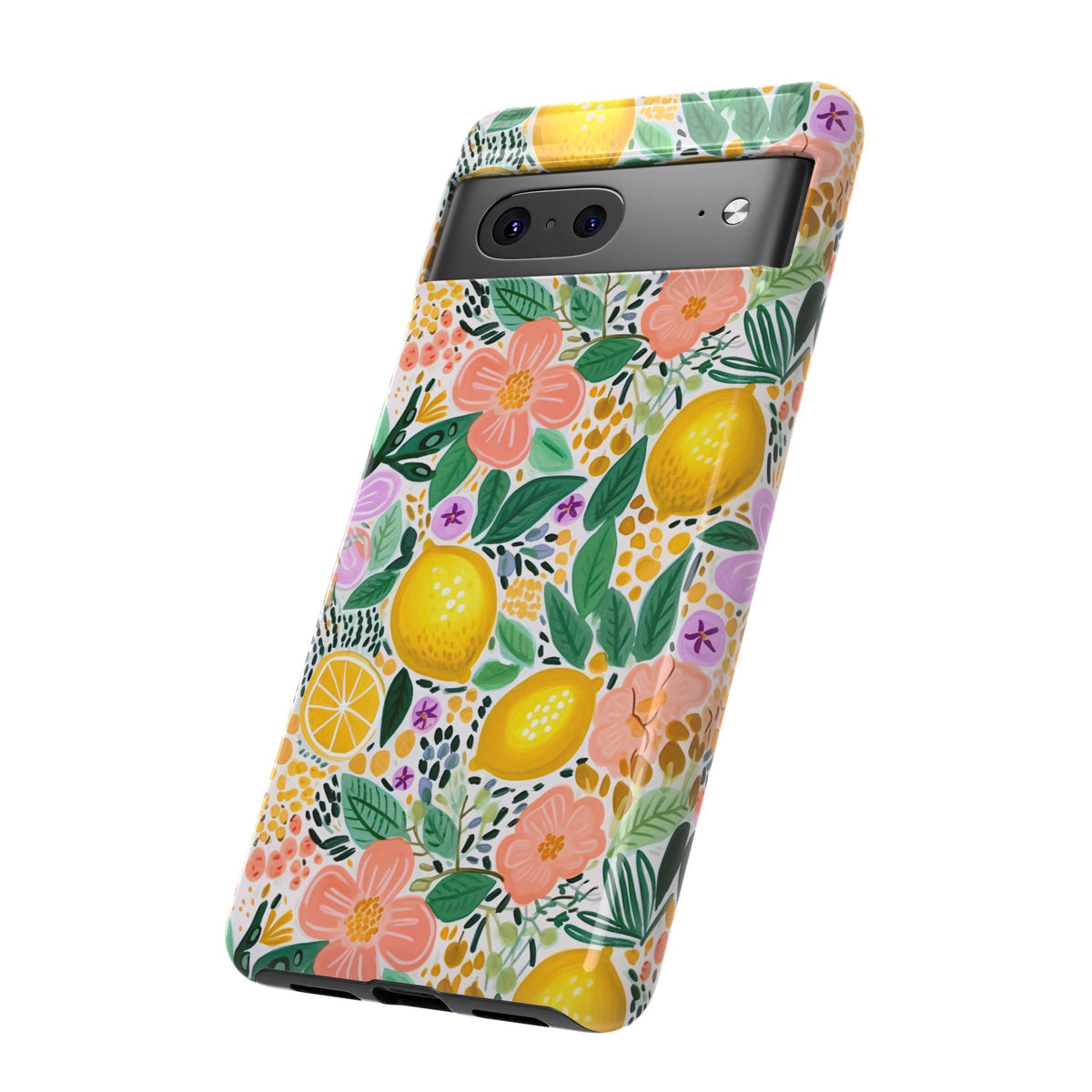 Cute Summer Lemons Phone Case – Refreshing Citrus Design for Your Phone