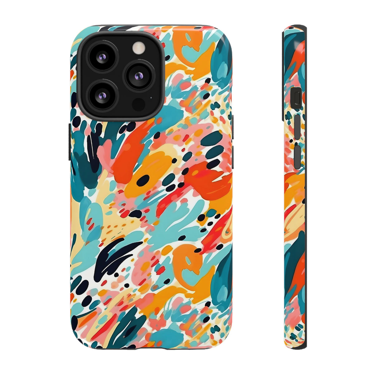 Abstract Painting Design Phone Case – Modern Art-Inspired Phone Cover 7