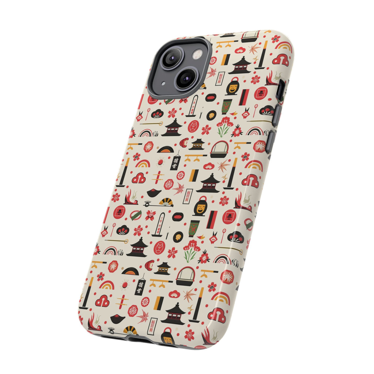 Japanese Pattern Phone Case – Elegant & Timeless Design for Your Phone 100