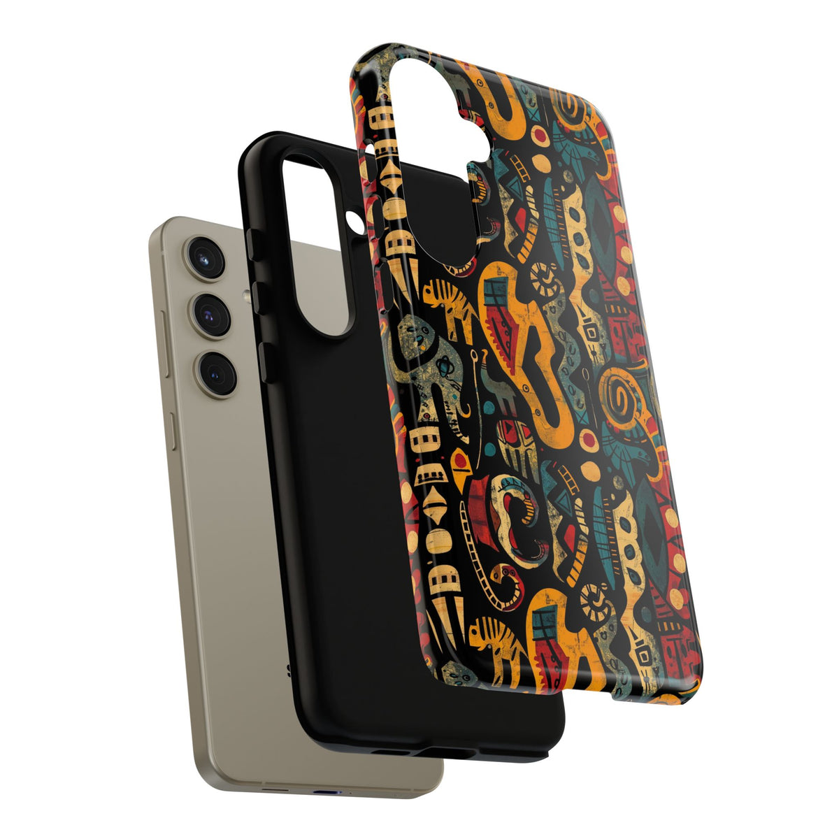 Stylish African Pattern Phone Case – Unique and Vibrant Protection 153