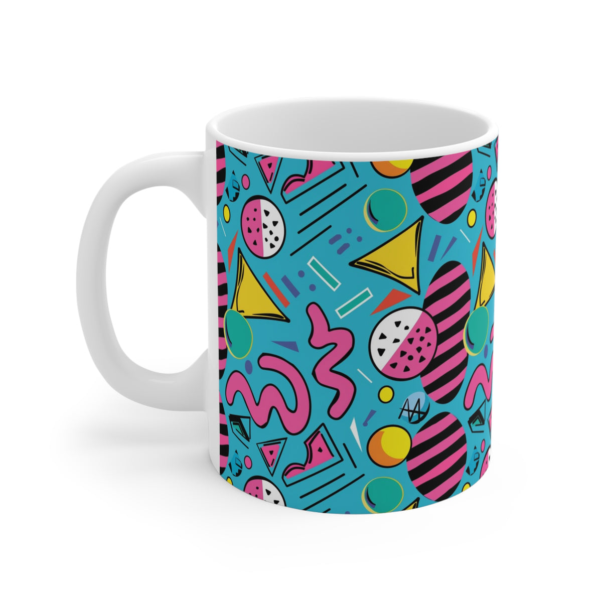 90s Retro Coffee Mug - Full Wrap Design 597