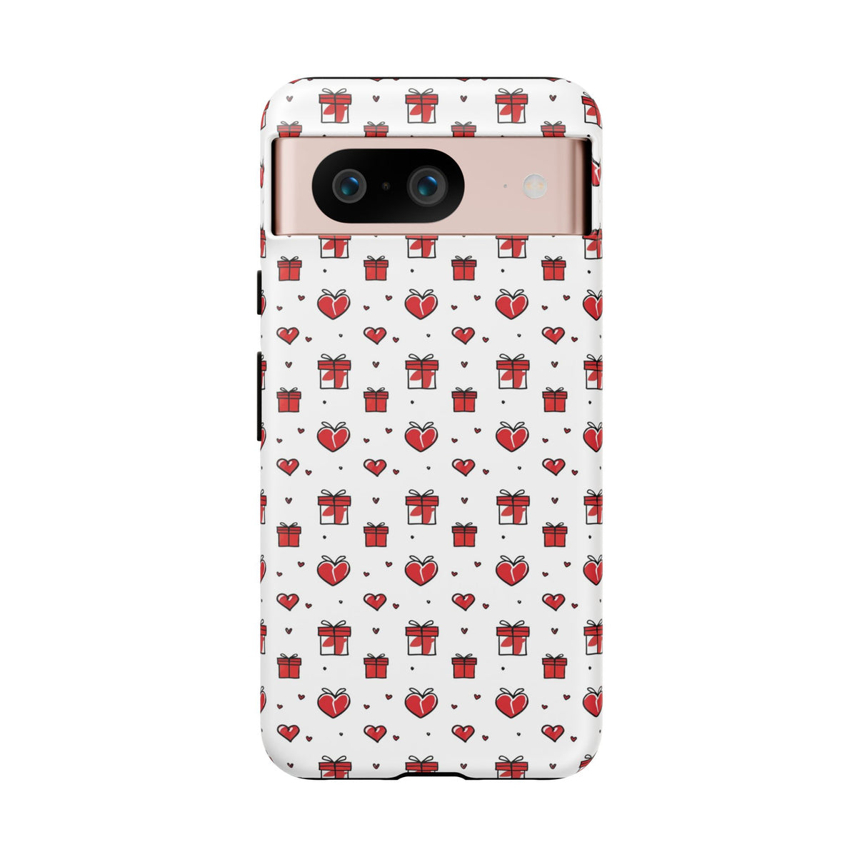 Heart Pattern Phone Case – Stylish & Loving Design for Your Device 234