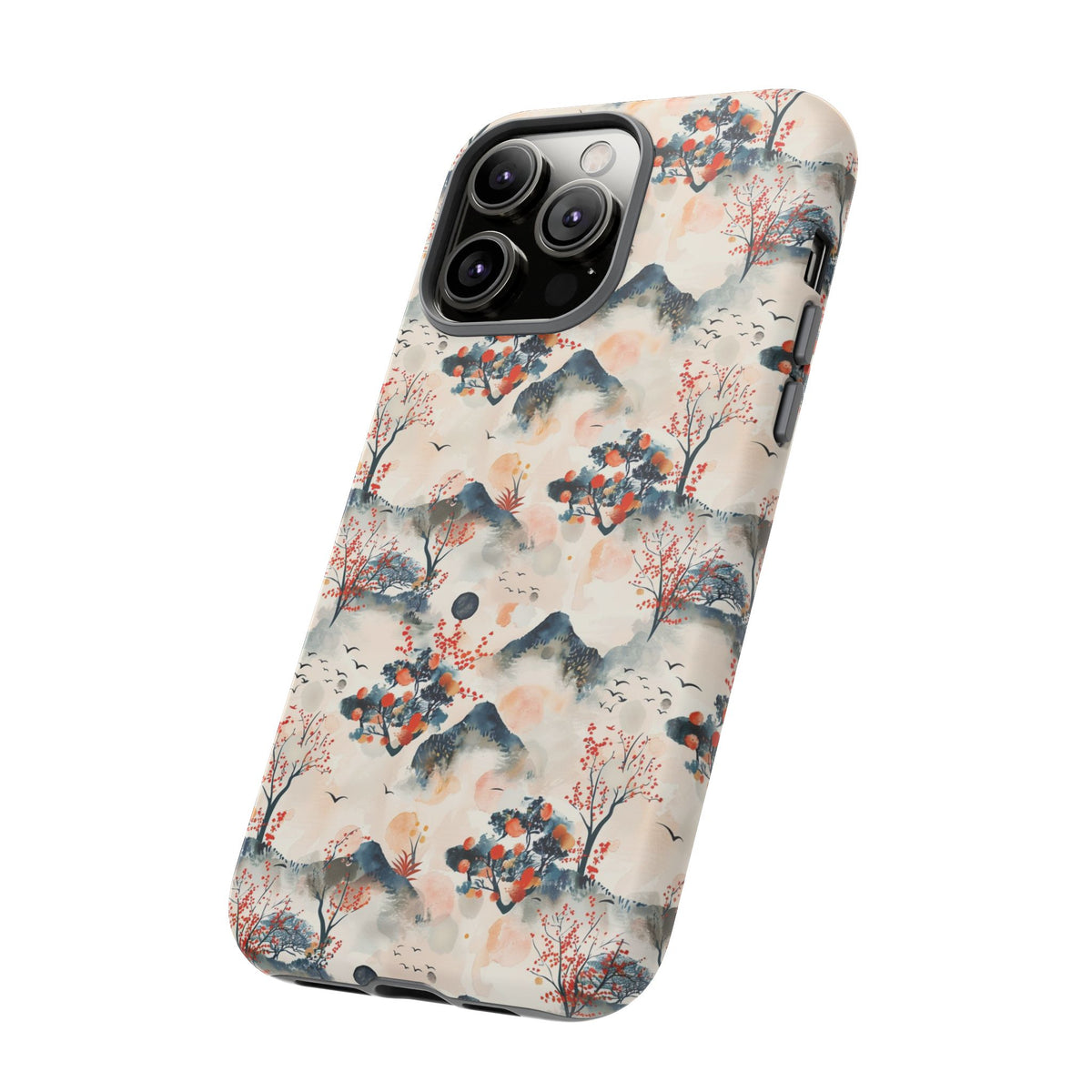 Japanese Pattern Phone Case – Elegant & Timeless Design for Your Phone 501