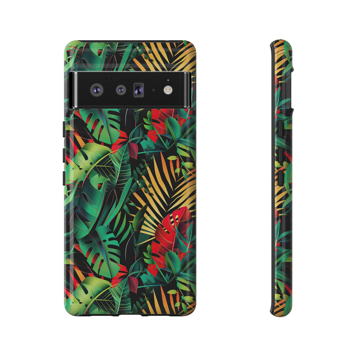 Jungle Collage Phone Case – Vibrant & Durable Nature-Inspired Protection