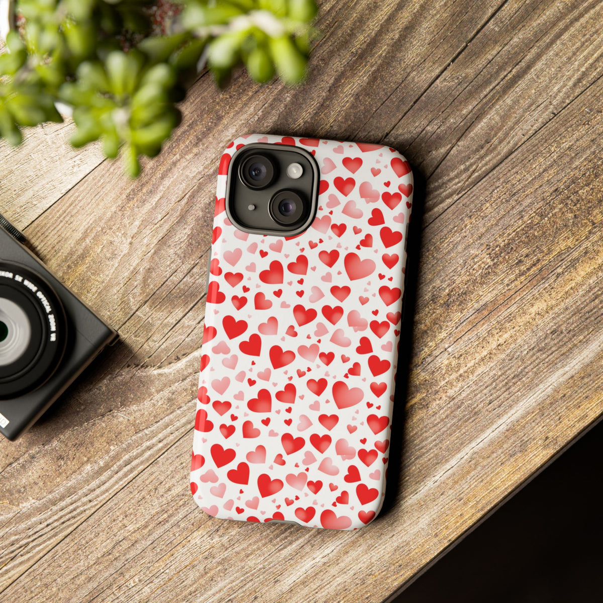 Heart Pattern Phone Case – Stylish & Loving Design for Your Device 231