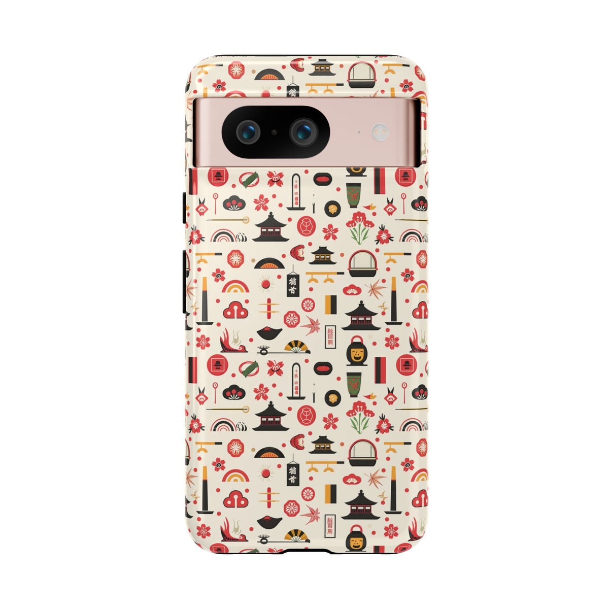 Japanese Pattern Phone Case – Elegant & Timeless Design for Your Phone 100