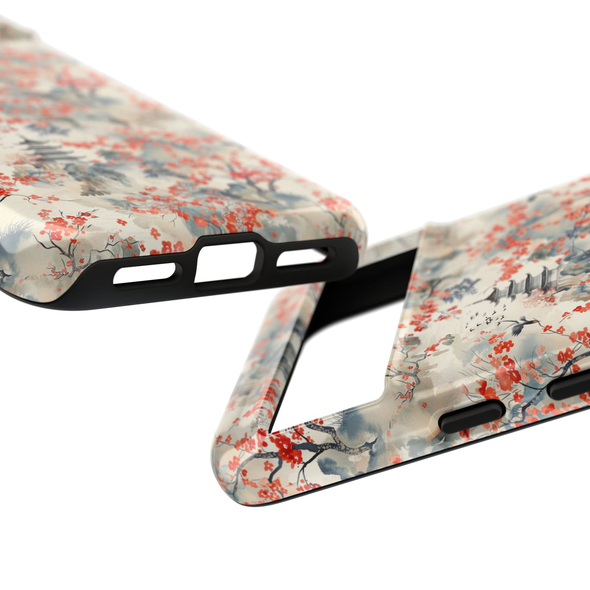 Japanese Style Pattern Phone Case - Elegant & Protective Cover