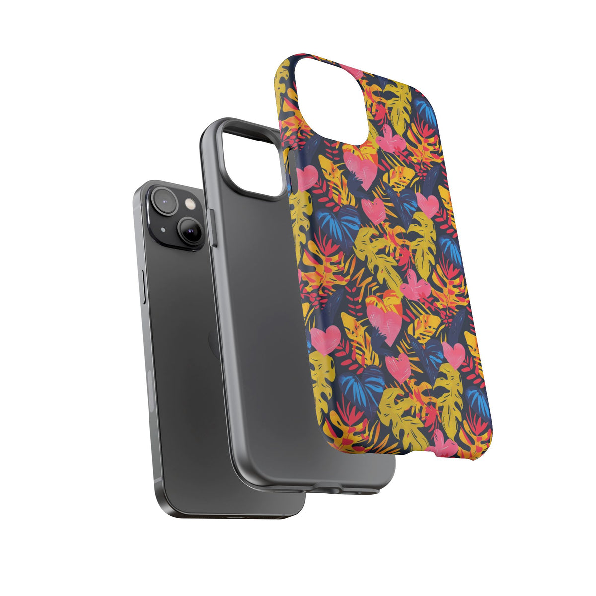 Heart Pattern Phone Case – Stylish & Loving Design for Your Device 360