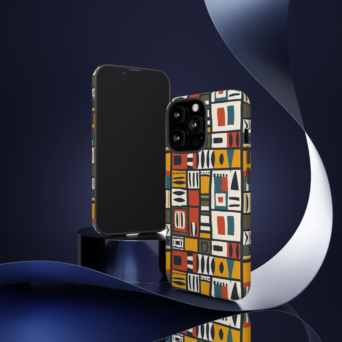 Stylish African Pattern Phone Case – Unique and Vibrant Protection 013