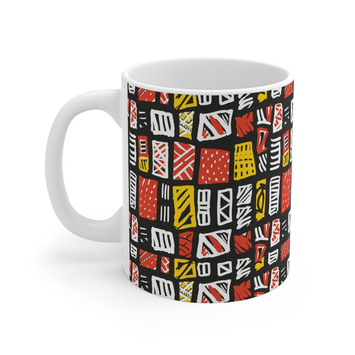 All-Over African Pattern Coffee Mug 664