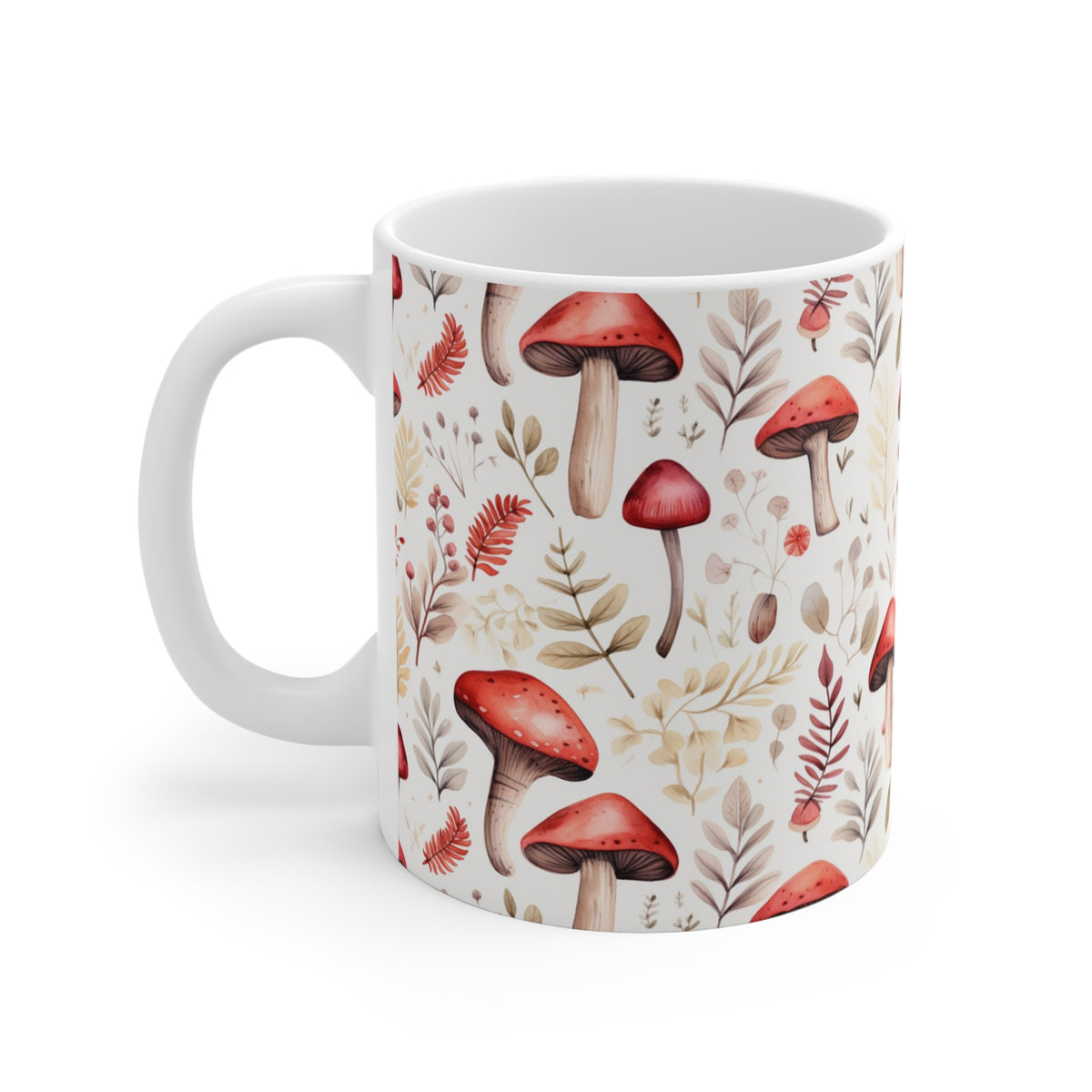 Various Watercolor Design All Over Coffee Mug – Unique Artistic Ceramic Coffee Cup 73