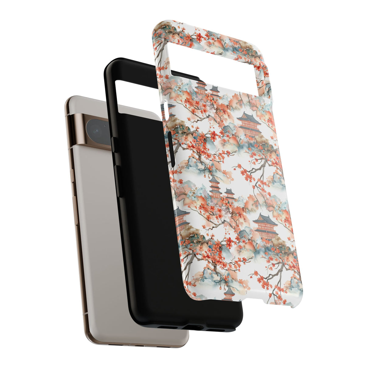 Japanese Pattern Phone Case – Elegant & Timeless Design for Your Phone 019