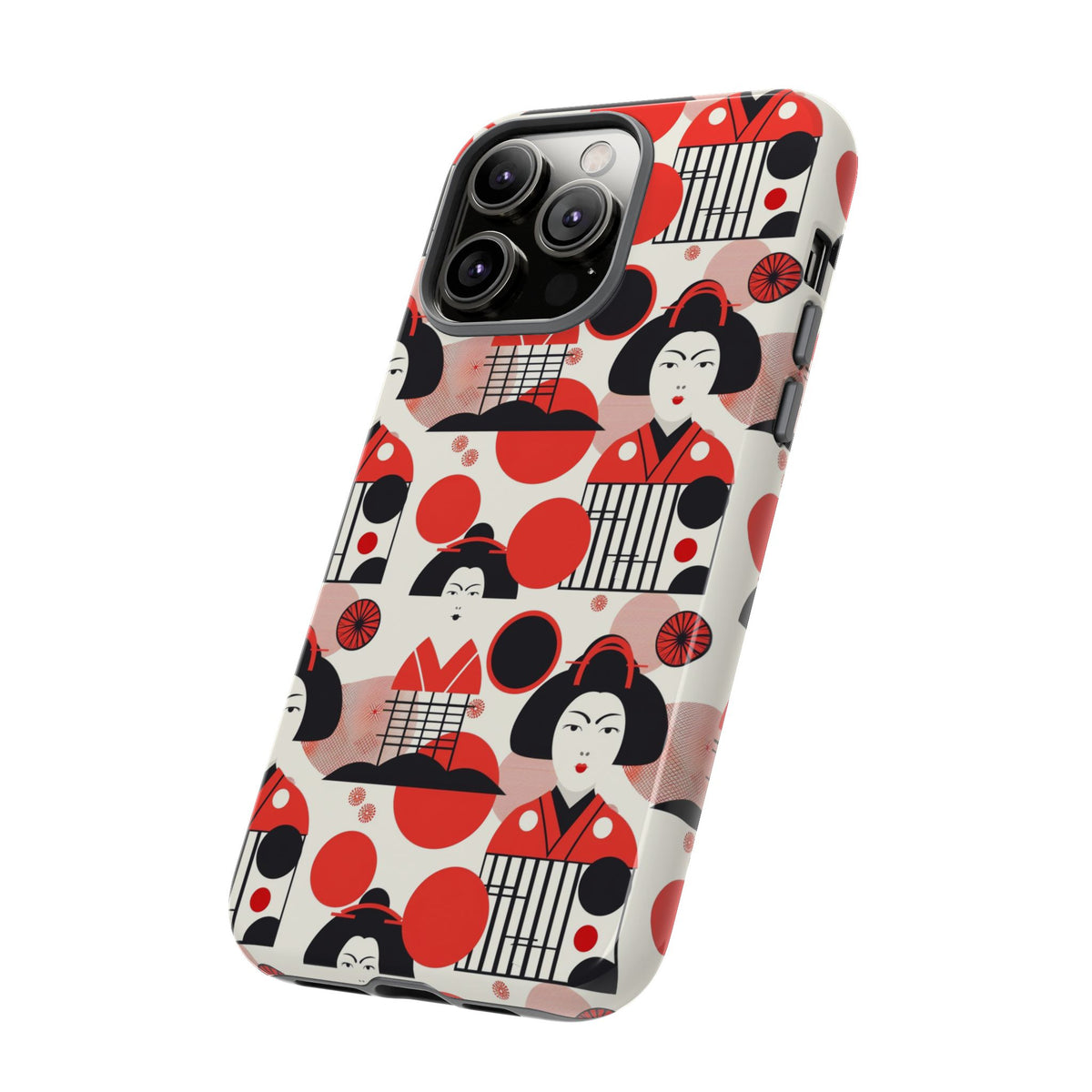 Japanese Pattern Phone Case – Elegant & Timeless Design for Your Phone 018