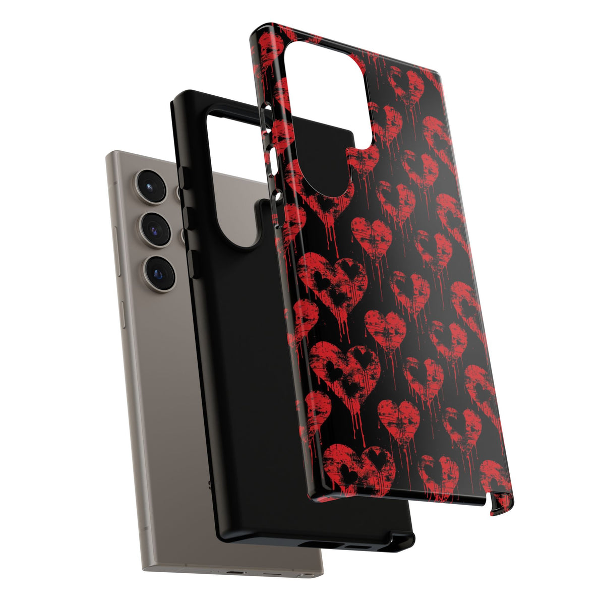 Heart Pattern Phone Case – Stylish & Loving Design for Your Device 367