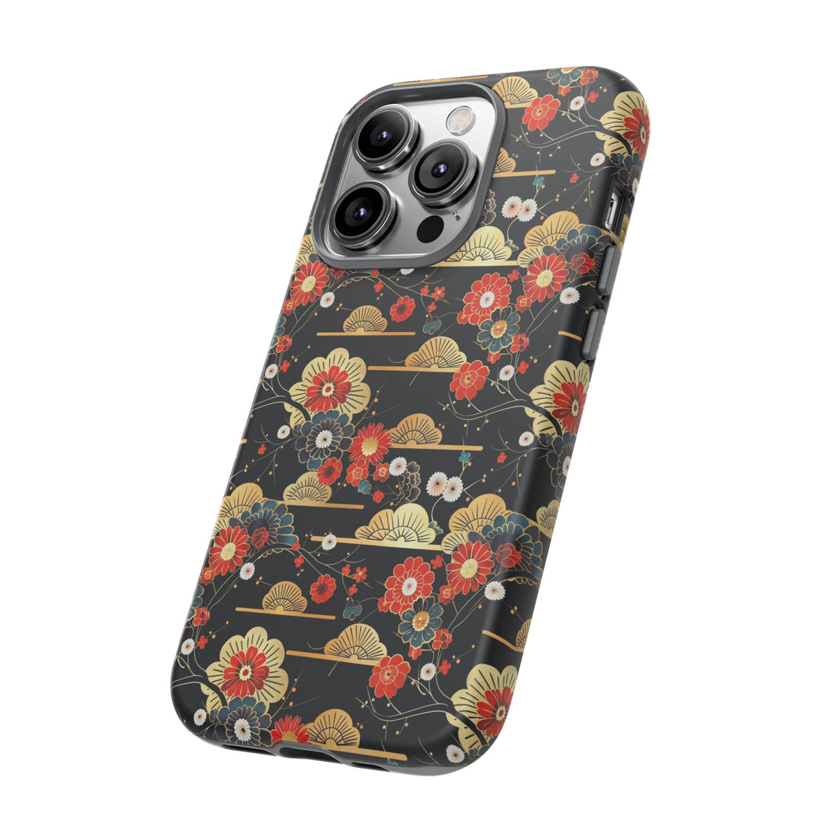 Japanese Pattern Phone Case – Elegant & Timeless Design for Your Phone 063