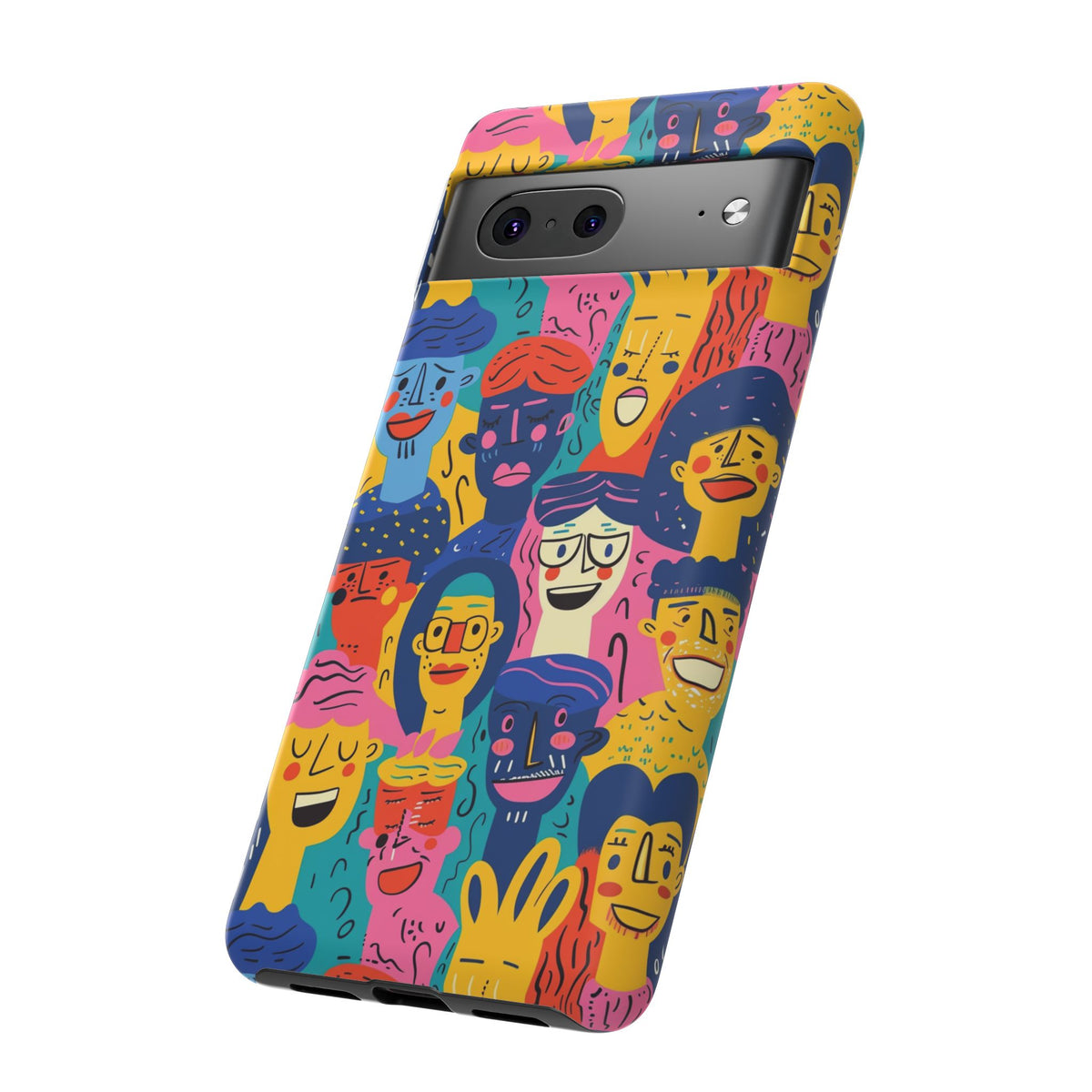 Happy Faces Phone Case – Joyful and Cheerful Design for a Bright Look 6