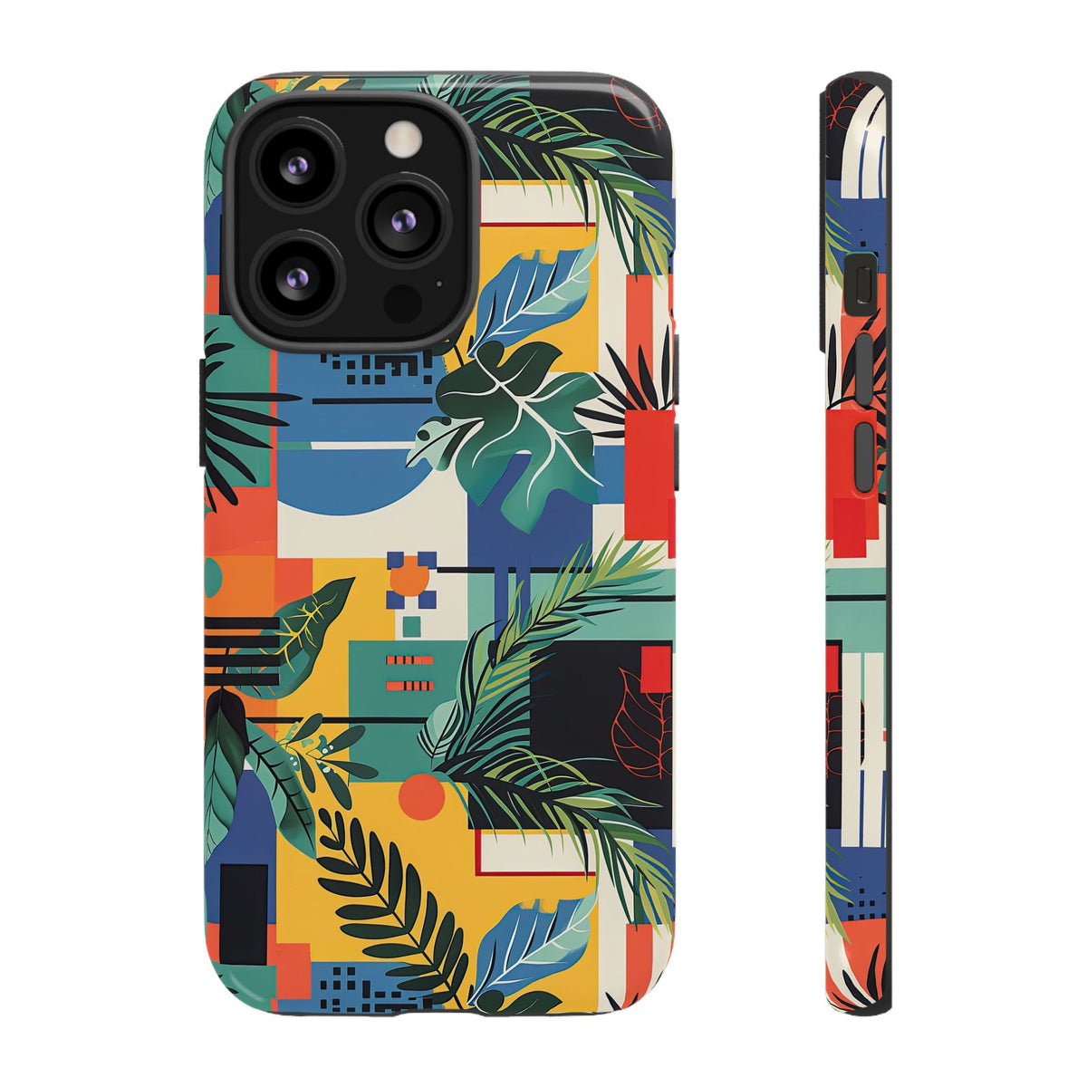 Jungle Collage Phone Case – Vibrant & Durable Nature-Inspired Protection