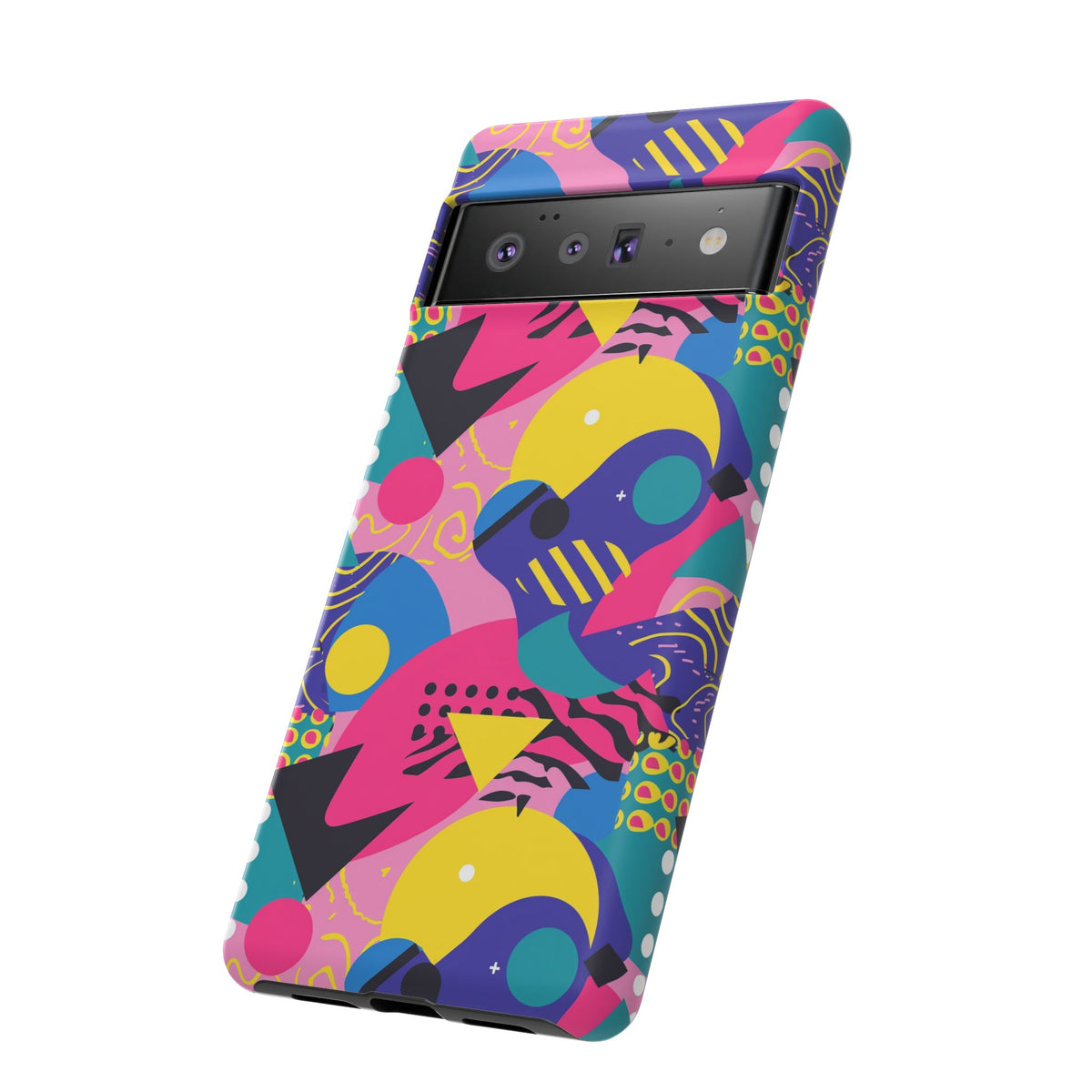 90s Themed Seamless Pattern Phone Case – Embrace Retro Style and Protection 283