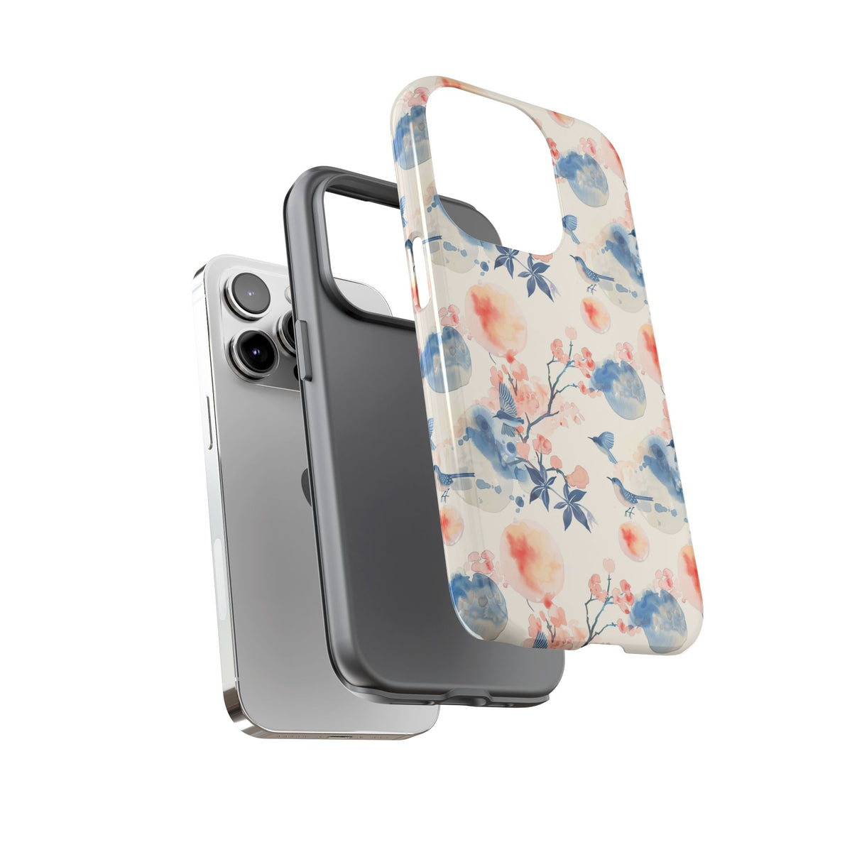 Japanese Pattern Phone Case – Elegant & Timeless Design for Your Phone 083