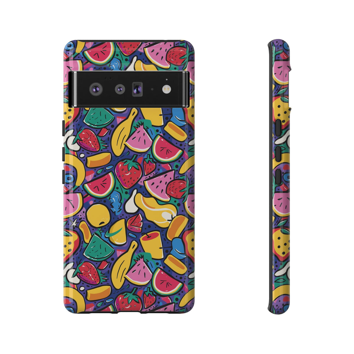 90s Themed Seamless Pattern Phone Case – Embrace Retro Style and Protection 316