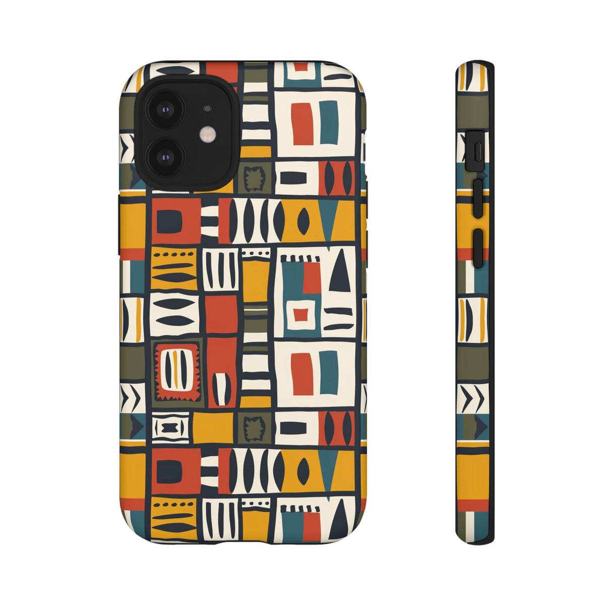 Stylish African Pattern Phone Case – Unique and Vibrant Protection 013