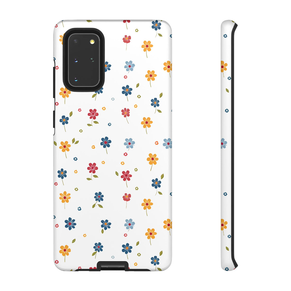 Wild Flowers Garden Stitch Phone Case – Nature-Inspired Floral Design