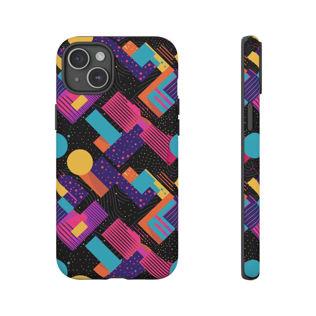 Retro 80s Seamless Phone Case – Vintage Style Meets Modern Protection 088