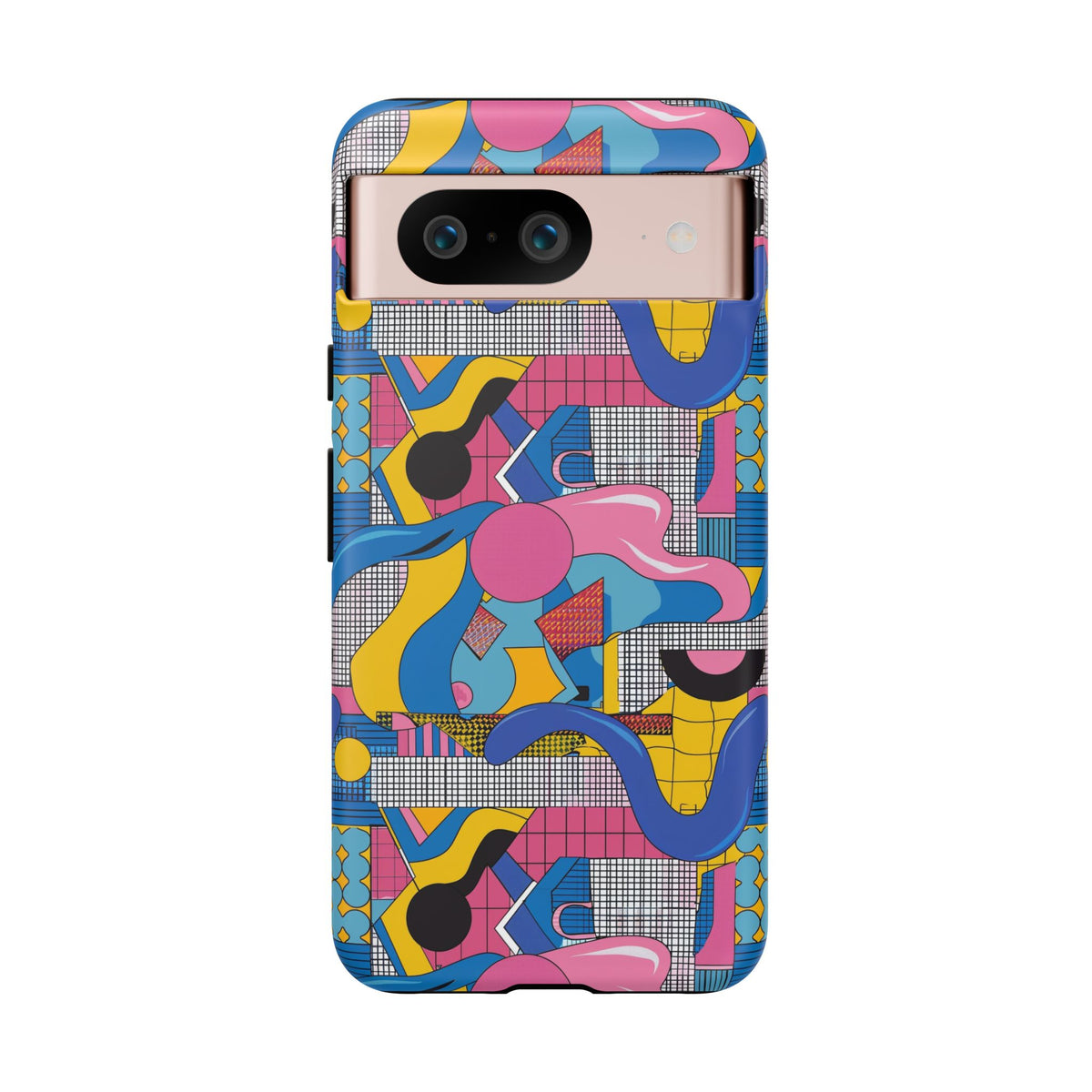 90s Themed Seamless Pattern Phone Case – Embrace Retro Style and Protection 224