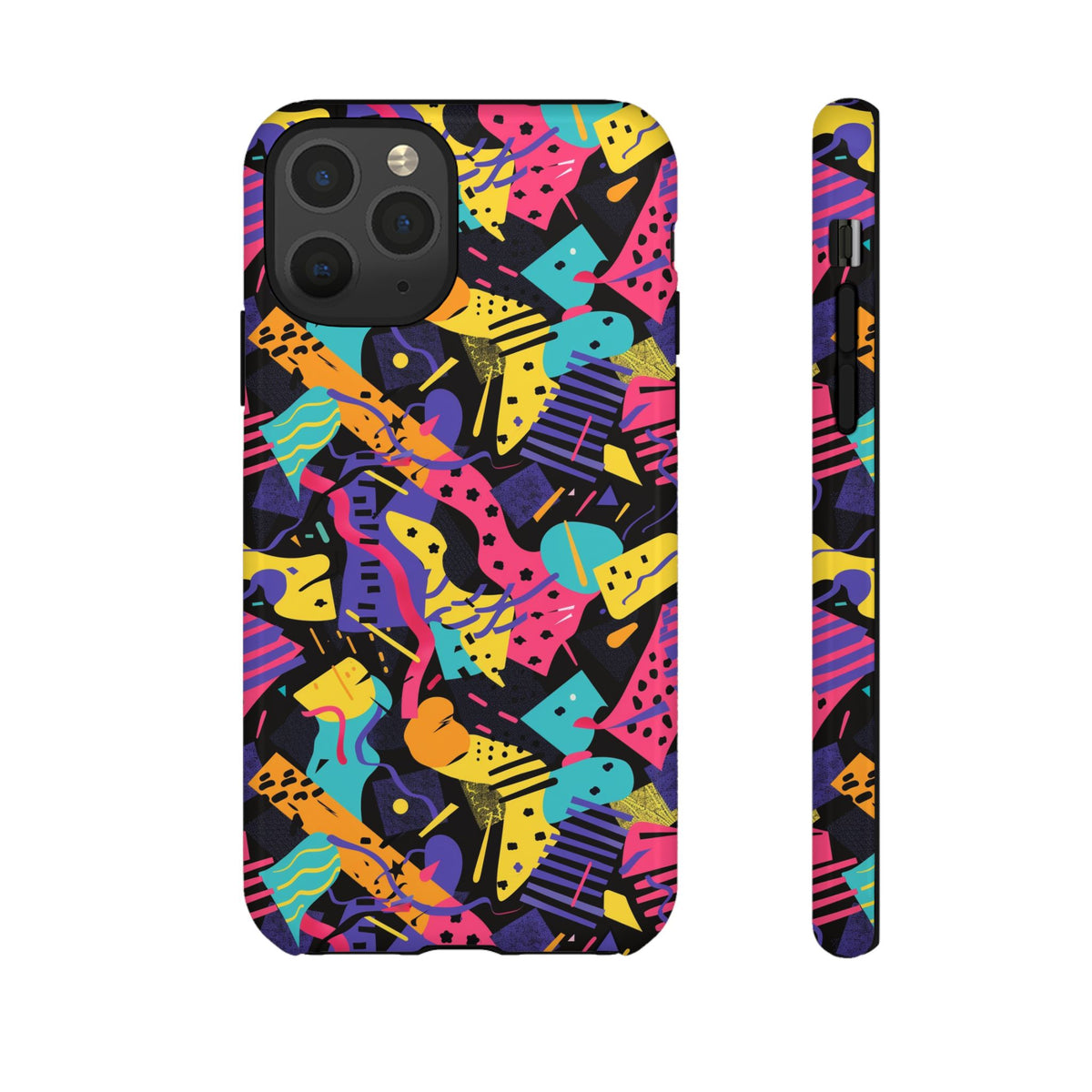 90s Themed Seamless Pattern Phone Case – Embrace Retro Style and Protection 230