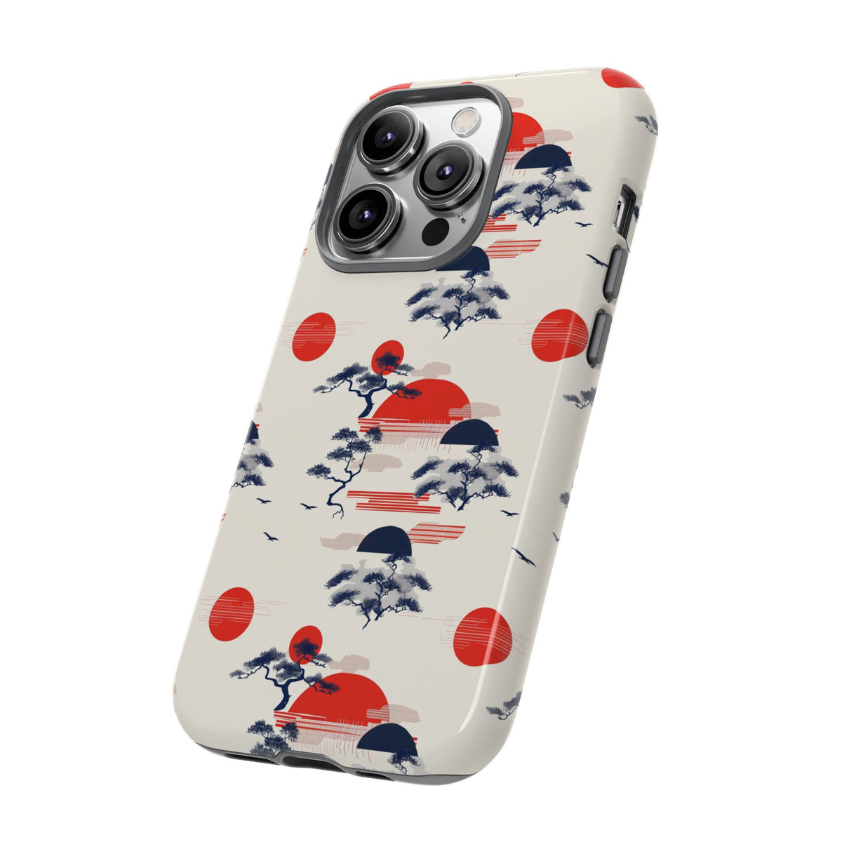 Japanese Pattern Phone Case – Elegant & Timeless Design for Your Phone 047