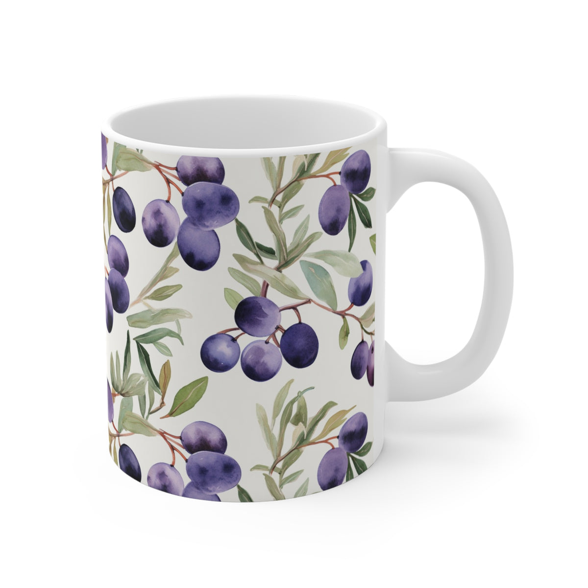 Various Watercolor Design All Over Coffee Mug – Unique Artistic Ceramic Coffee Cup 120