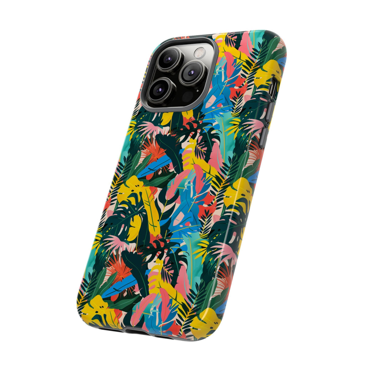 Jungle Pattern Phone Case – Exotic & Lush Design for Your Phone 346