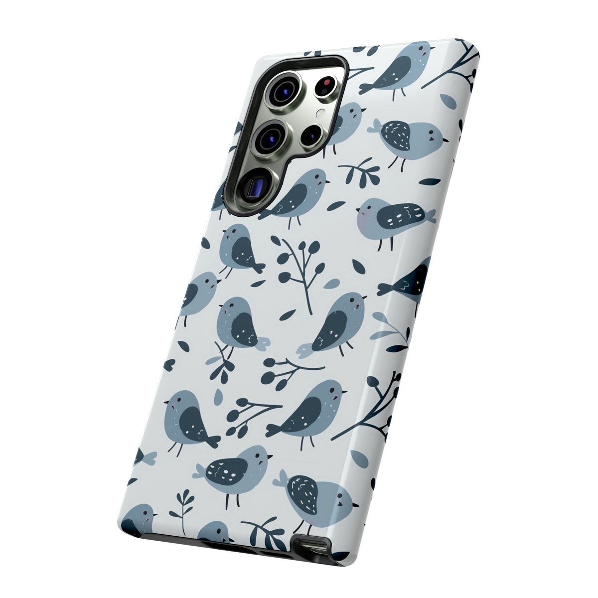 Birds Seamless Pattern Phone Case – Elegant and Timeless Avian Design 10