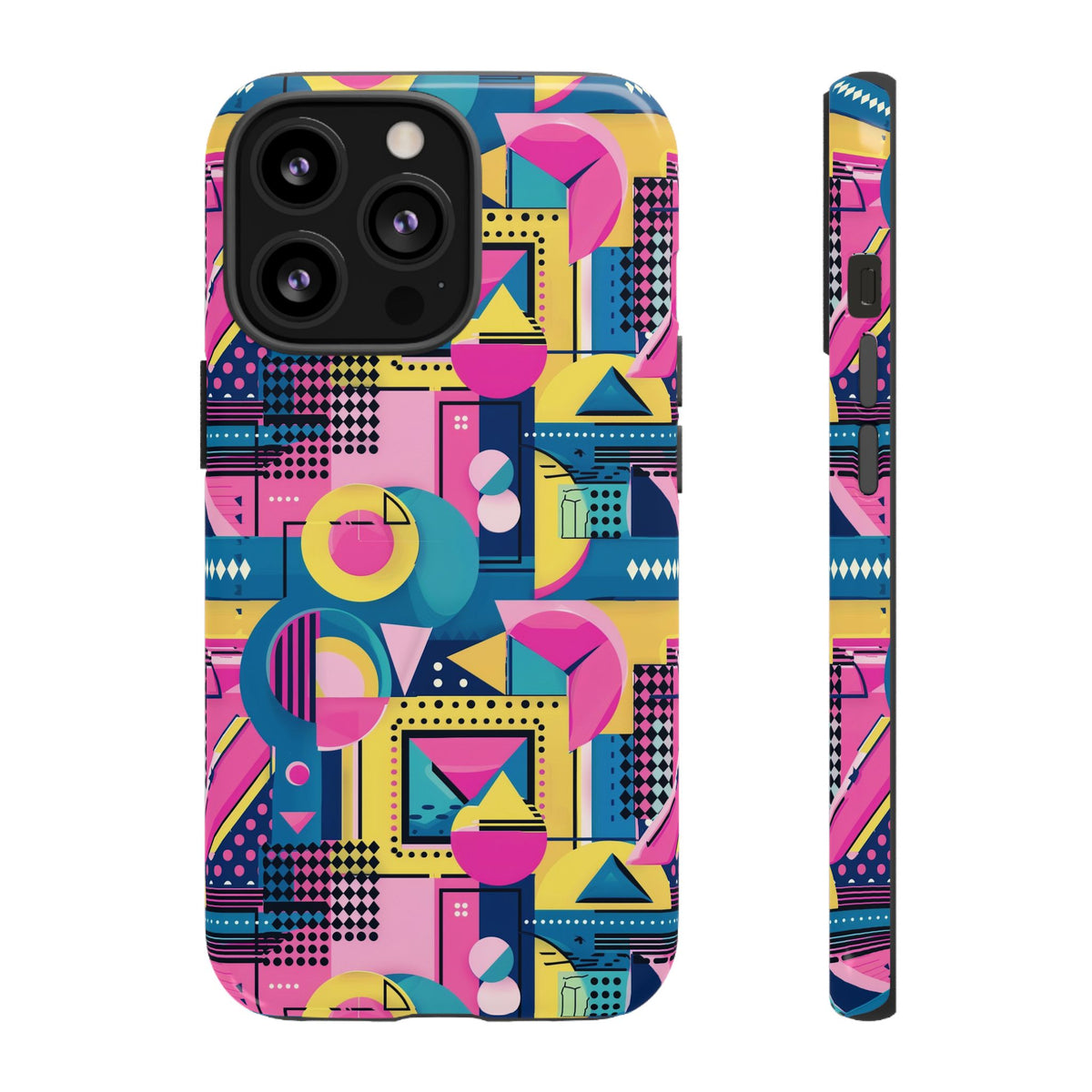 Retro 80s Seamless Phone Case – Vintage Style Meets Modern Protection 090