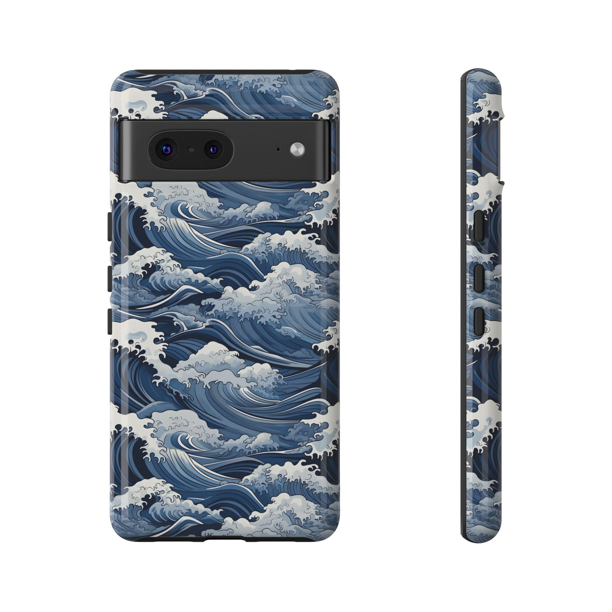 Japanese Waves Phone Case – Embrace Timeless Elegance with Classic Design