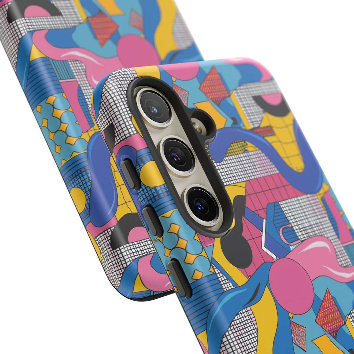 90s Themed Seamless Pattern Phone Case – Embrace Retro Style and Protection 224