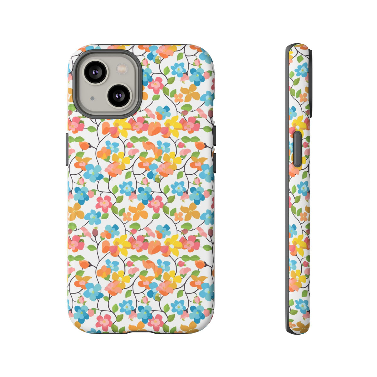 Spring Pattern Phone Case – Fresh & Vibrant Design for Your Phone 407