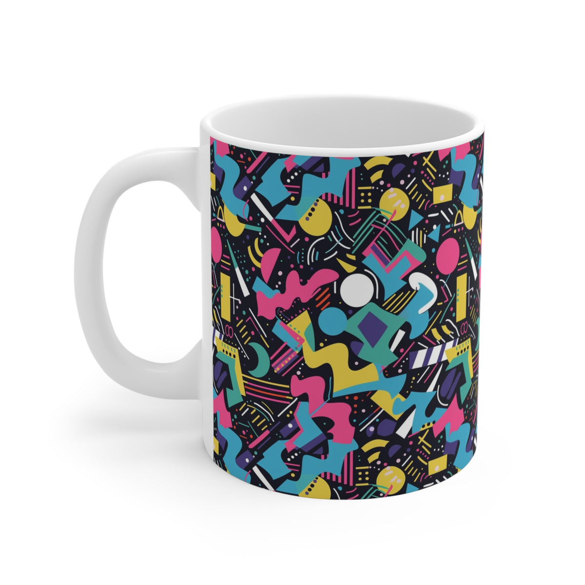 90s Retro Coffee Mug - Full Wrap Design 562