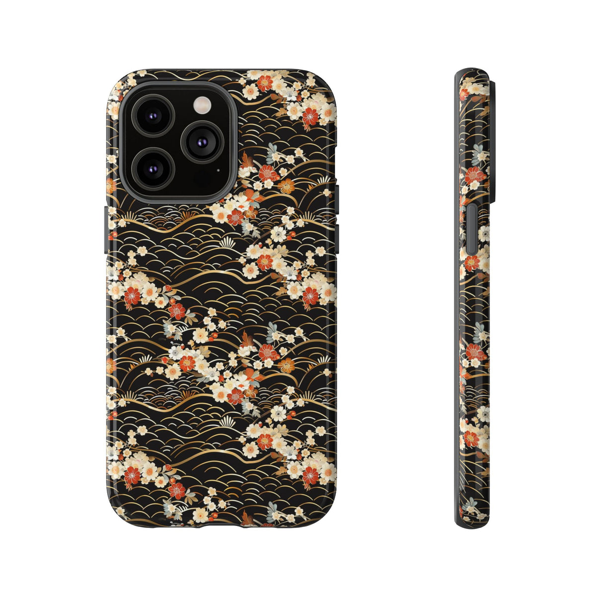 Japanese Pattern Phone Case – Elegant & Timeless Design for Your Phone 097