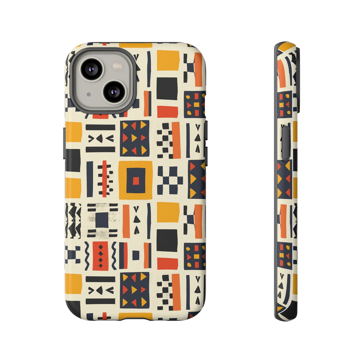 Stylish African Pattern Phone Case – Unique and Vibrant Protection 104