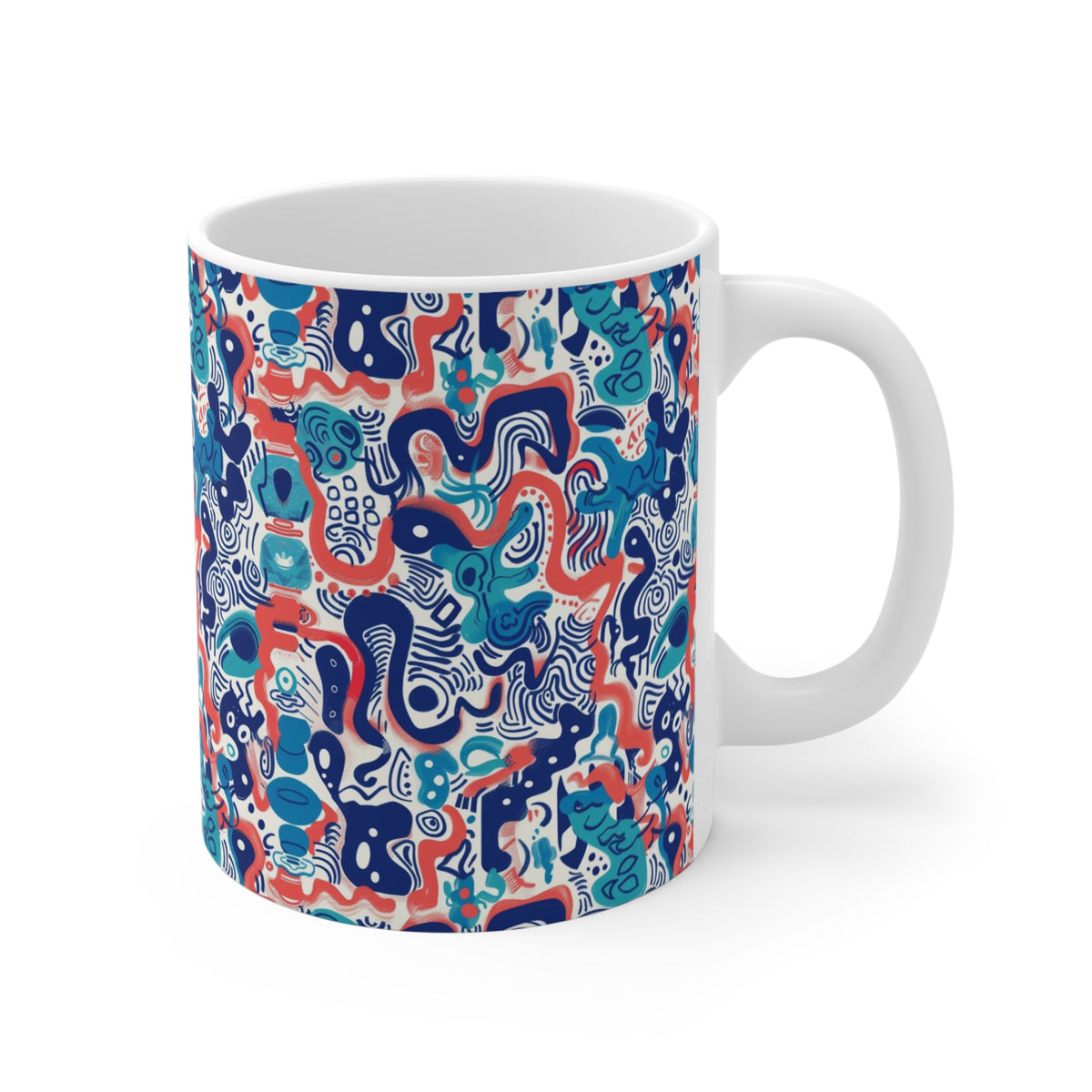 Artistic Doodle Coffee Mug - Sip with Imagination 320