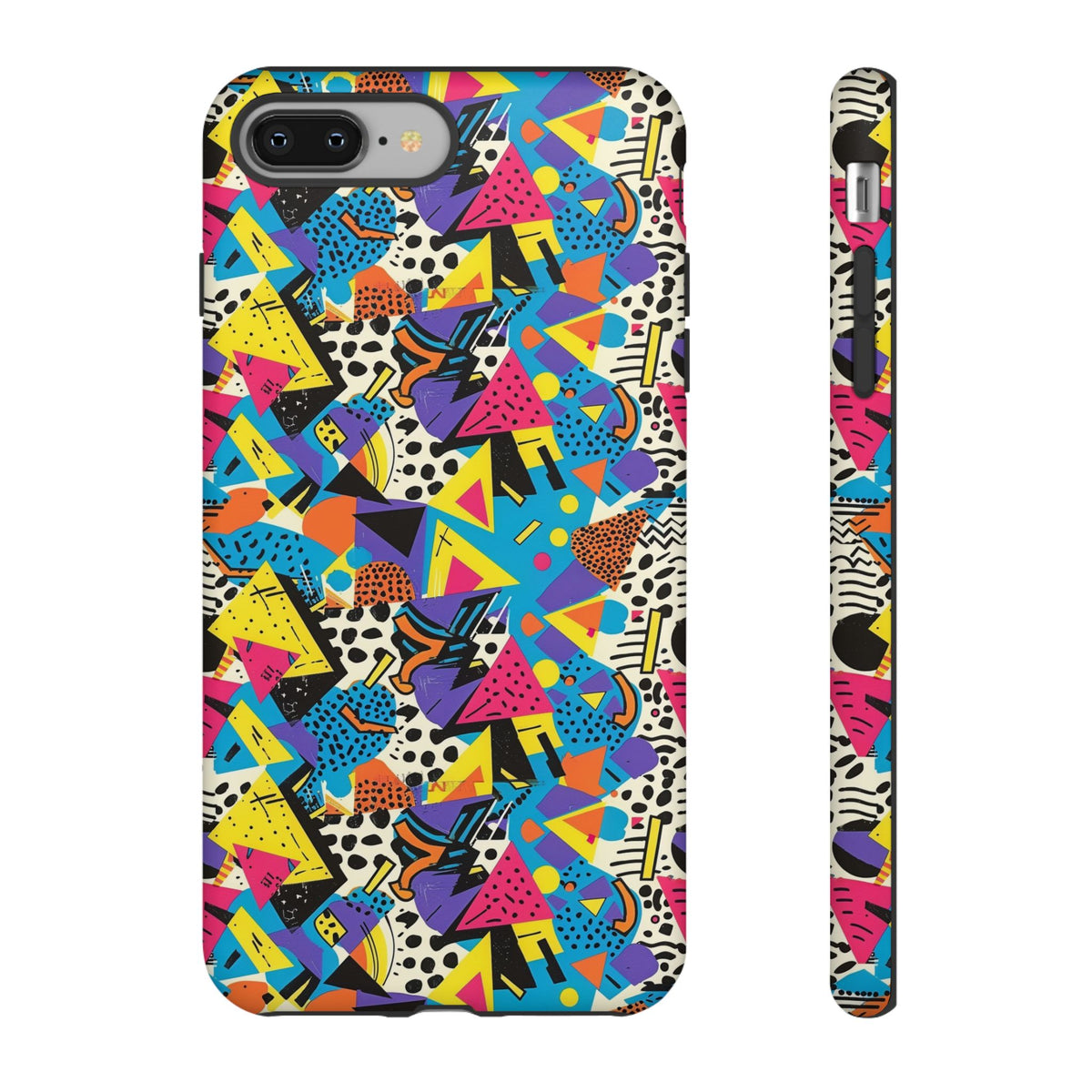 90s Themed Seamless Pattern Phone Case – Embrace Retro Style and Protection 231