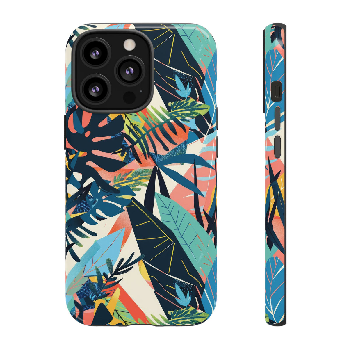 Jungle Collage Phone Case – Vibrant & Durable