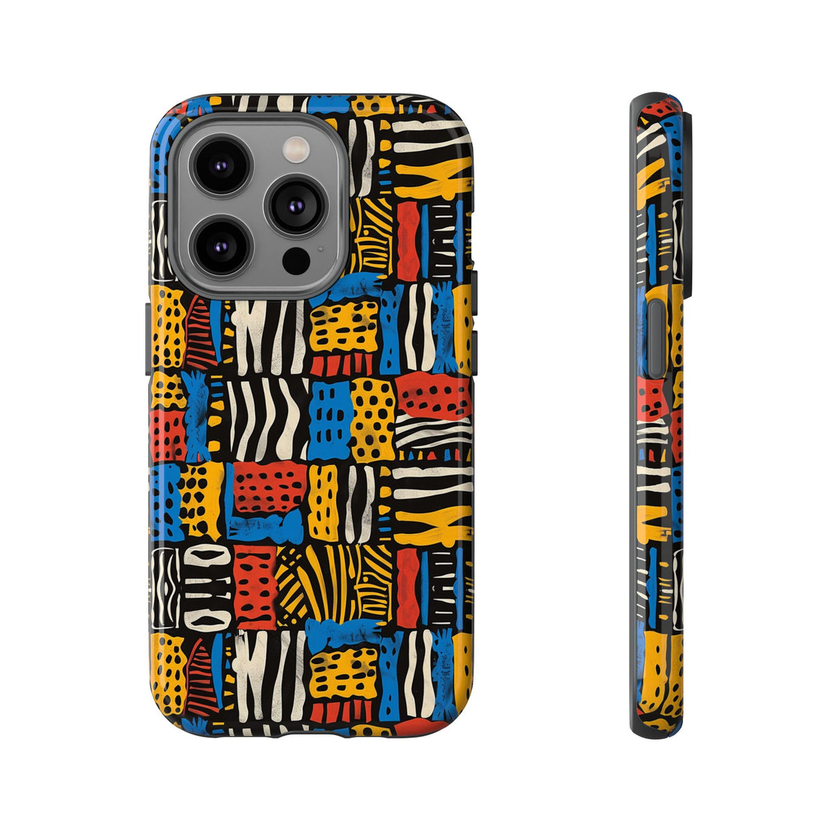 Stylish African Pattern Phone Case – Unique and Vibrant Protection 179