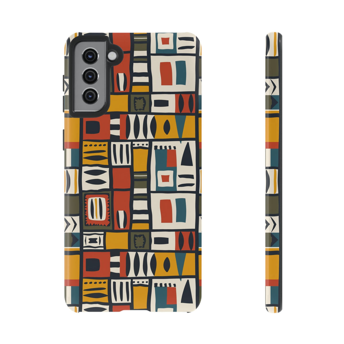 Stylish African Pattern Phone Case – Unique and Vibrant Protection 013